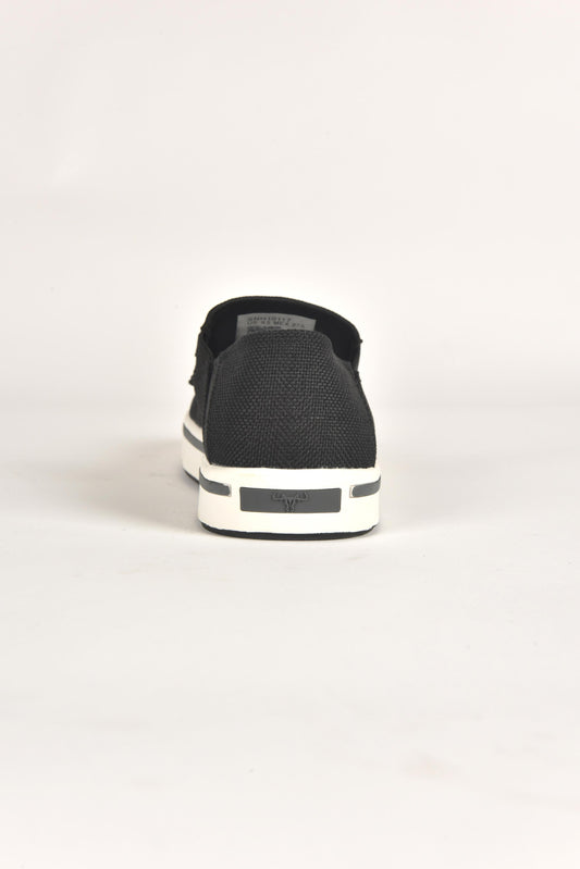 black heather slip-on sneaker men platini detail