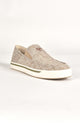 Mens Heather Canvas Slip-On Sneaker