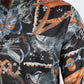 Mens Long Sleeve Modern Fit Stretch Wild Horses Print Shirt