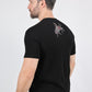 Mens Modern Fit Cotton Stretch Horse-Rider Print T-Shirt