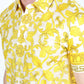 Mens Modern Fit Stretch Baroque Print Polo with Rhinestones