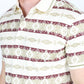 Mens Modern Fit Stretch Cotton Aztec Print Polo