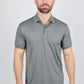 Mens Modern Fit Stretch Full Body Crystals Polo