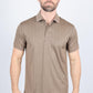Mens Modern Fit Stretch Full Body Crystals Polo