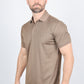 Mens Modern Fit Stretch Full Body Crystals Polo