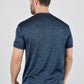 Mens Modern Fit Stretch Henley T-Shirt with Logo