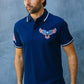 Mens Modern Fit Stretch USA Embroidery Polo