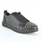 Mens Multi Fabric Low-Top Sneaker With Spikes