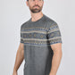 Mens Performance Fabric Modern Fit Stretch Aztec T-Shirt