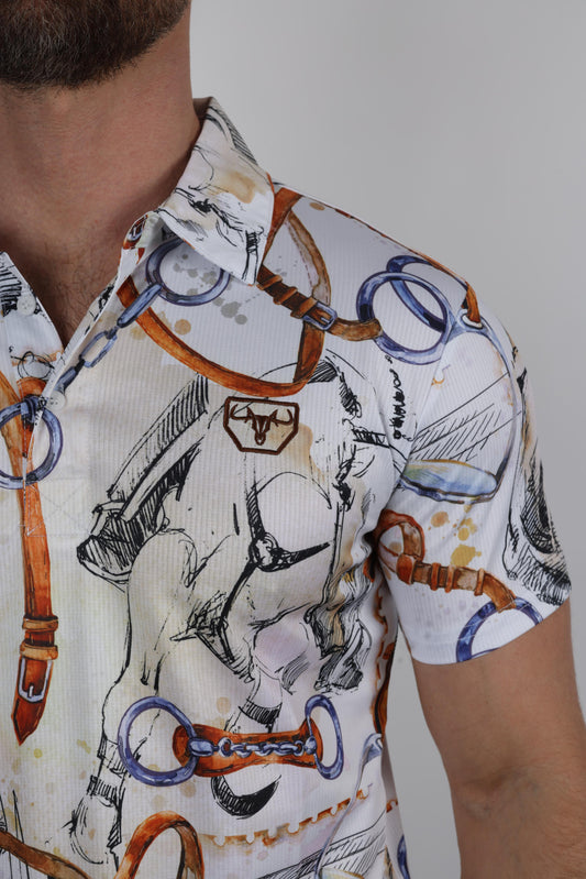 white western heritage rodeo polo side platini