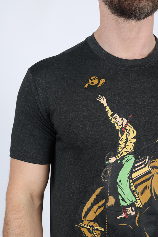 black bronc rider graphic tee men platini side