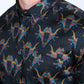 Mens Satin Cotton/Spandex Modern Fit Long Sleeve Shirt