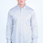 Mens Satin Cotton/Spandex Modern Fit Long Sleeve Beige Shirt