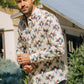 Mens Satin Cotton/Spandex Modern Fit Long Sleeve Shirt