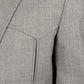 heather beige western sport coat with elbow patch men platini detail