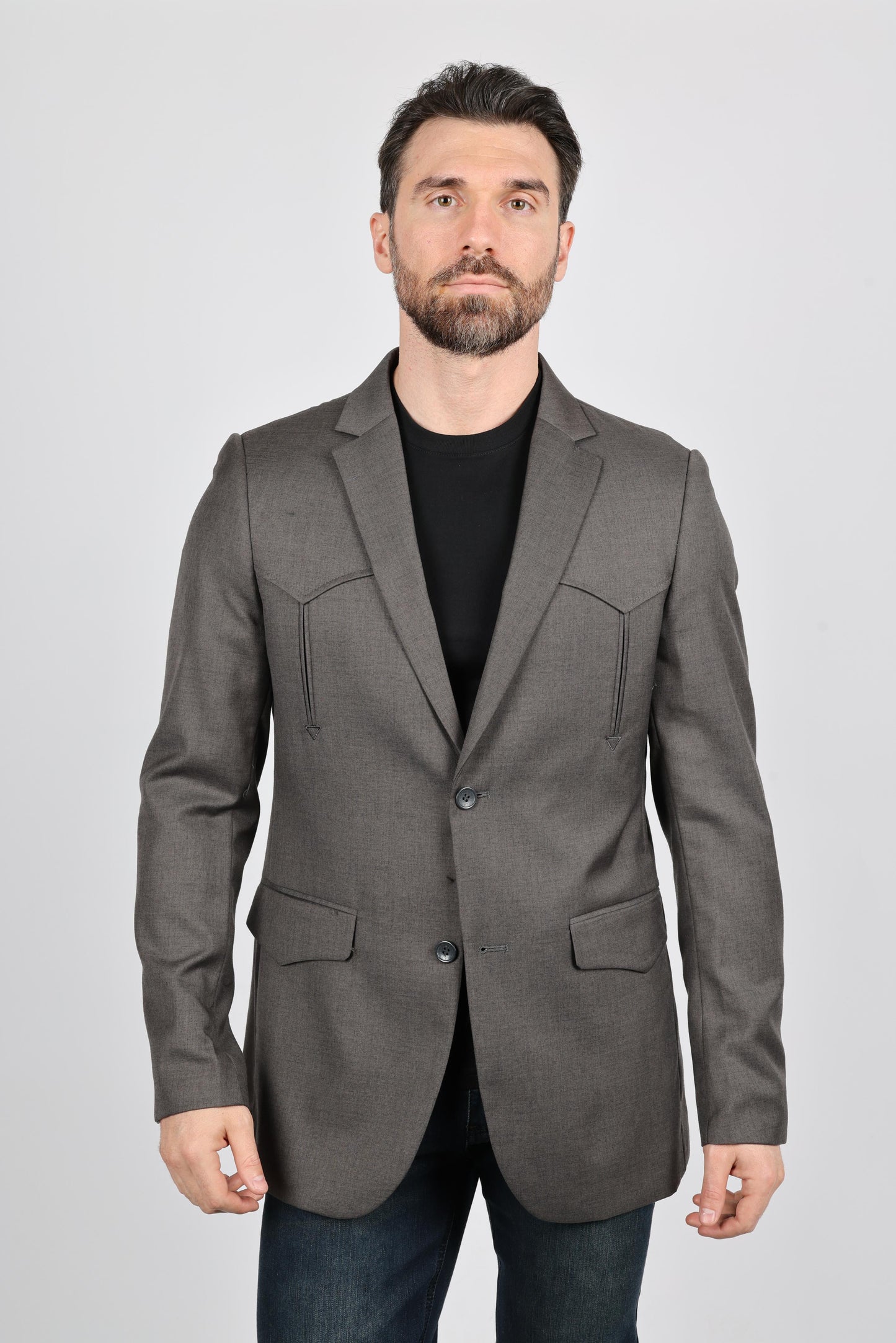 Men's Western Sport Coat with Elbow Patch