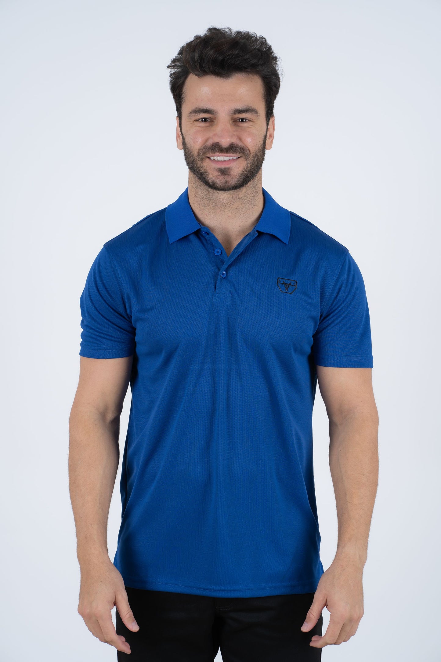Mens All Purpose Classic Fit Performance Royal Polo