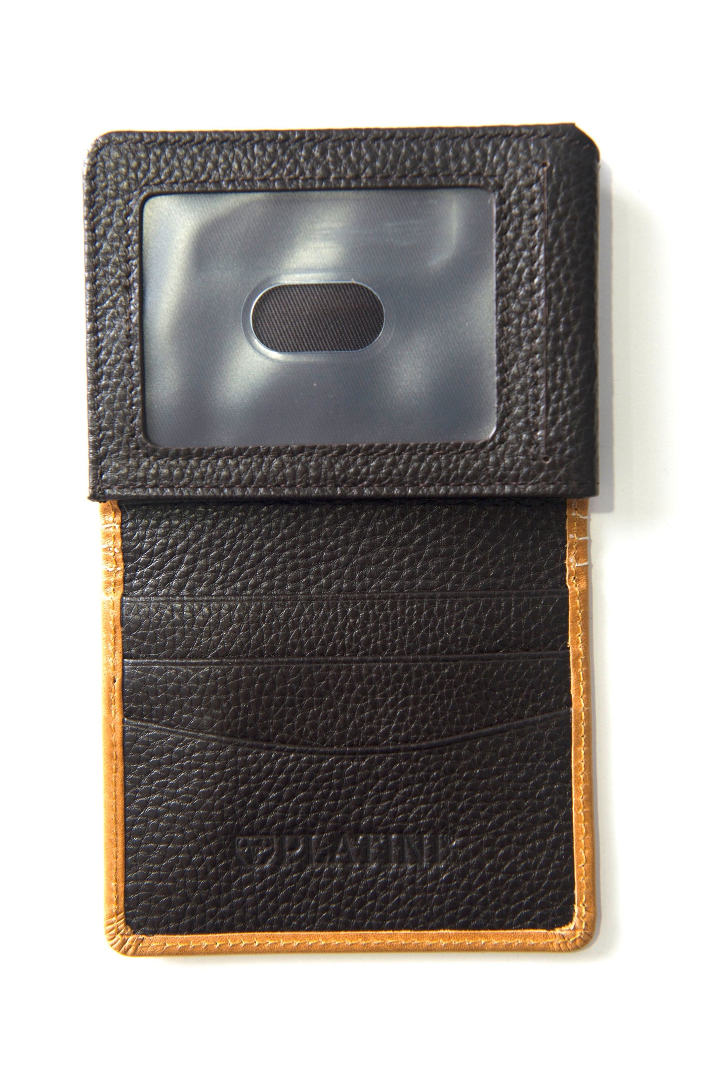 Men's Genuine Leather Wallets - Camel