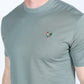 Mens Modern Fit Premium Cotton Rooster Logo T-Shirt - Gray