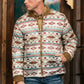 Mens Insulated Reversible Jacket - Beige