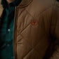 Mens Insulated Reversible Jacket - Beige