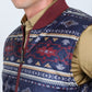 Mens Insulated Reversible Vest - Wine