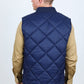 Mens Insulated Reversible Vest - Navy