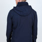 Mens Hooded Softshell Water-Resistant Jacket - Navy