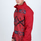 Mens Aztec Softshell Water-Resistant Jacket - Red