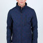 Mens Aztec Softshell Water-Resistant Jacket - Navy