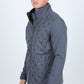 Mens Aztec Softshell Water-Resistant Jacket - Gray