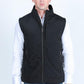 Mens SoftShell Concealed Carry Water-Resistant Vest - Black