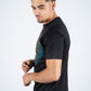black rhinestone eagle tee side platini