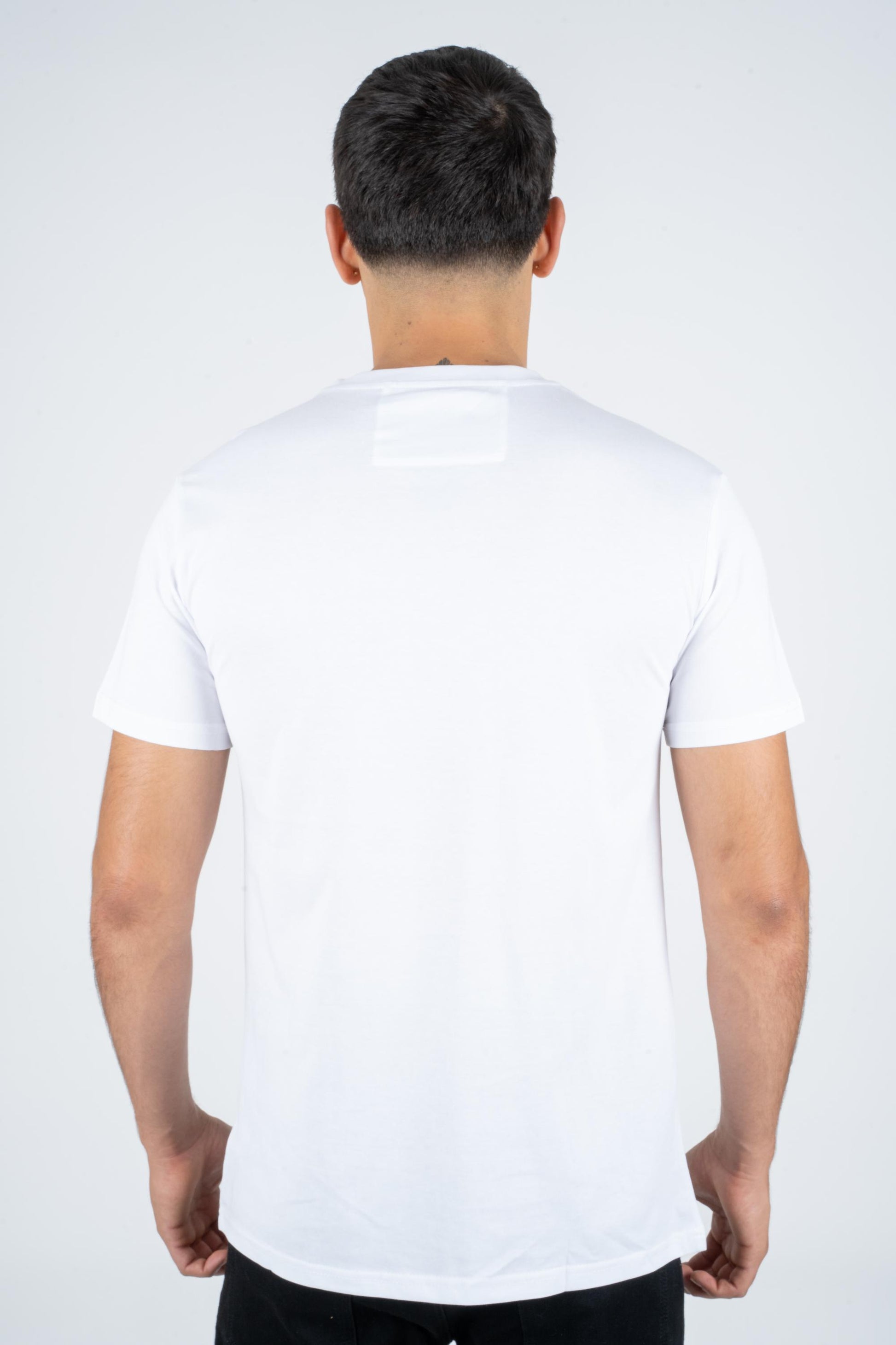 white rhinestone eagle tee back platini