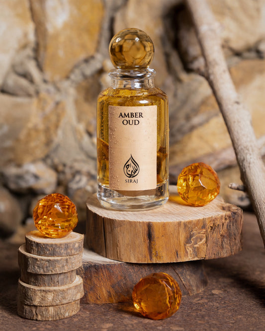 Siraj Amber Oud Eau de Parfum bottle