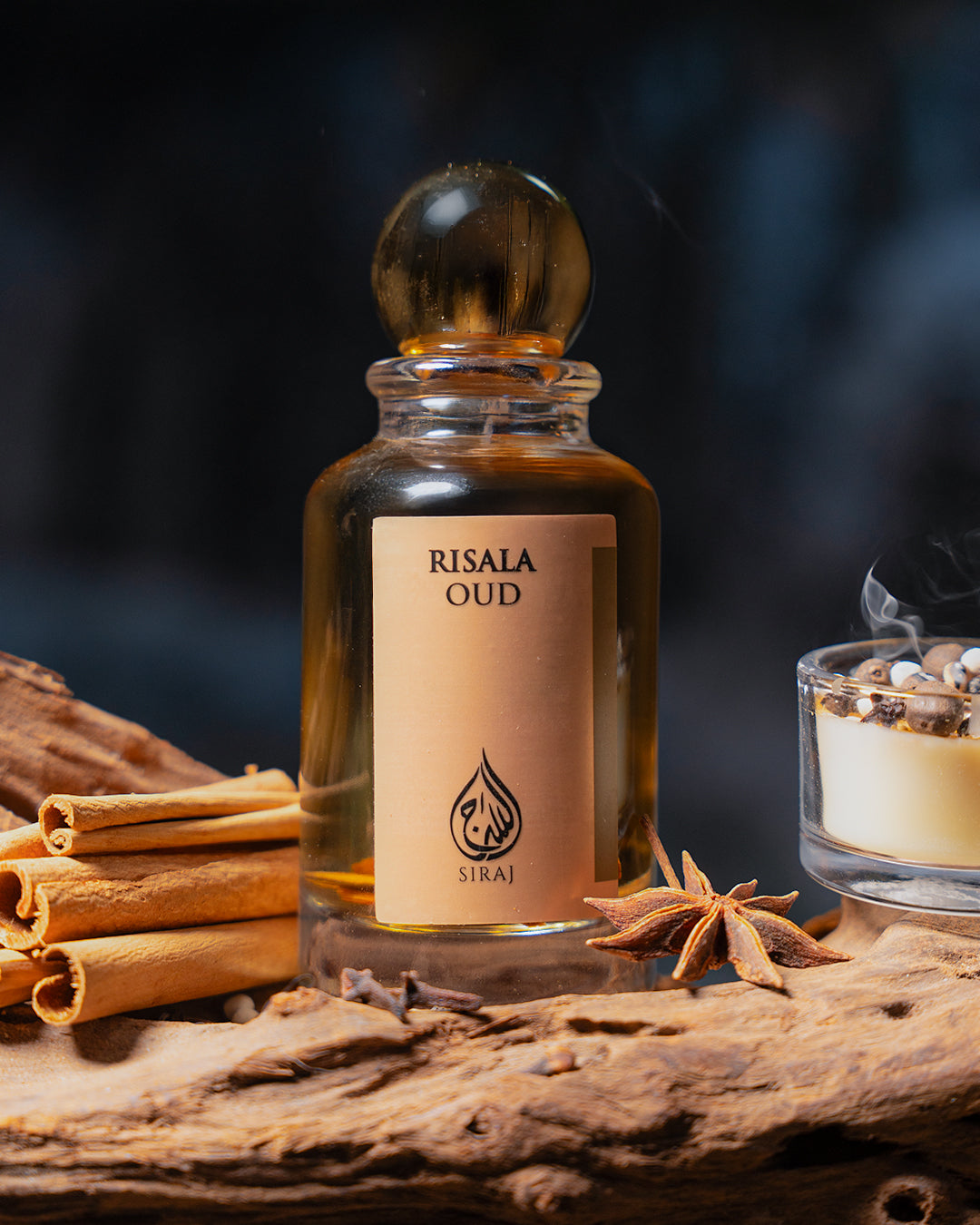 Siraj Risala Oud fragrance bottle