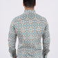 Geometric Botanical Print Shirt