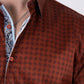 Geometric Botanical Print Shirt