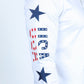 Mens Cotton Modern Fit Stretch USA Embroidery Shirt