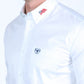 Mens Cotton Modern Fit Stretch USA Embroidery Shirt