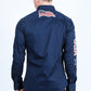 Mens Cotton Modern Fit Stretch USA Embroidery Shirt