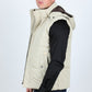 Men's Fur Lined Quilted Monogram Vest - Beige