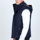 Men's Fur Lined Quilted Monogram Vest - Navy