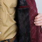 Men's Fur Lined Quilted Monogram Vest - Burgundy