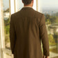 Men's Western Sport Brown Suit With Elbow Patches