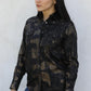 Womens Modern Fit Stretch Foil Fashion Shirt