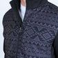 black aztec concealed carry softshell jacket detail platini detail