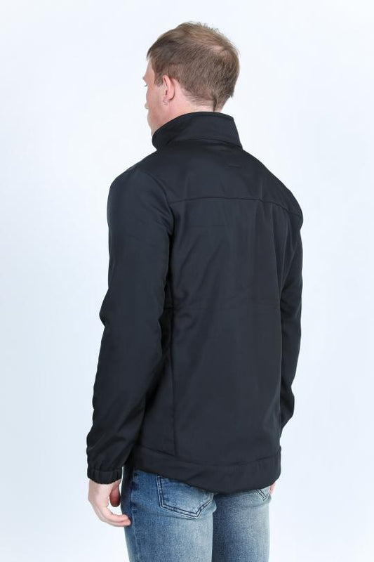 black aztec concealed carry softshell jacket back platini back