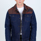indigo aztec denim jacket platini front