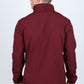 burgundy aztec softshell jacket side platini back